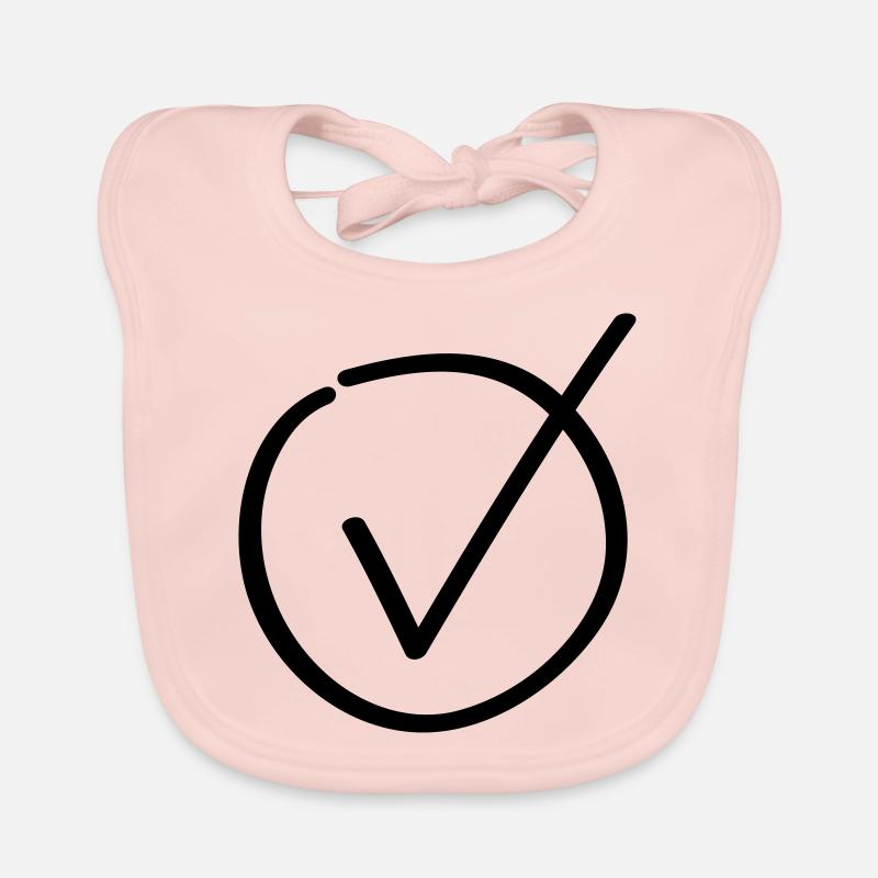 hook symbol icon Organic Baby Bibs