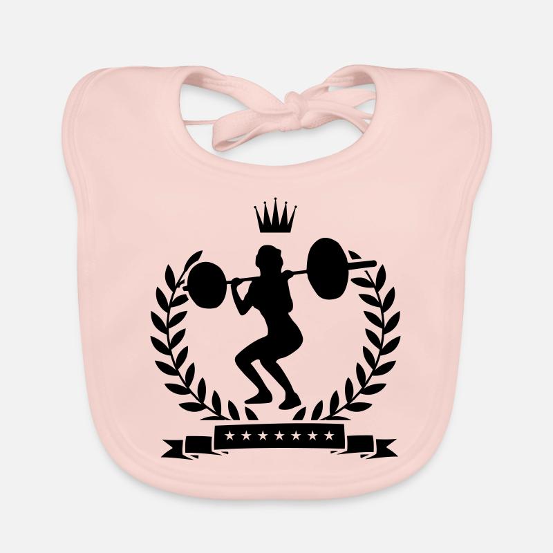 fille de remise en forme de levage Bavoir bio Bébé