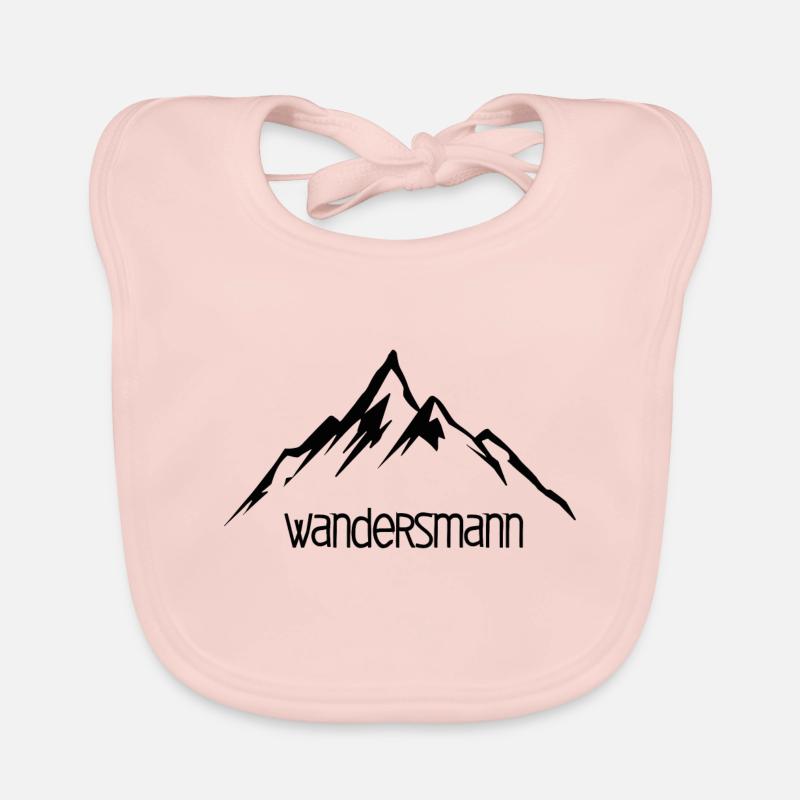 Wandersmann Berge Baby Bio-Lätzchen