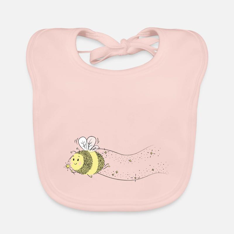 Bumblebee Sparkles Organic Baby Bibs