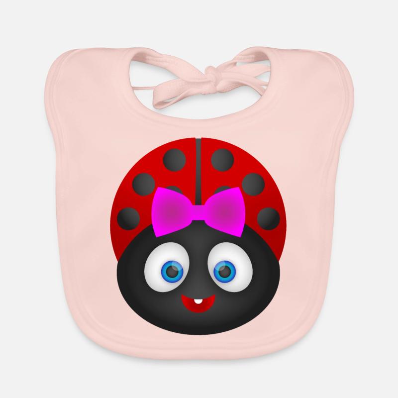 Ladybug - Ladybug! Gift idea! Organic Baby Bibs