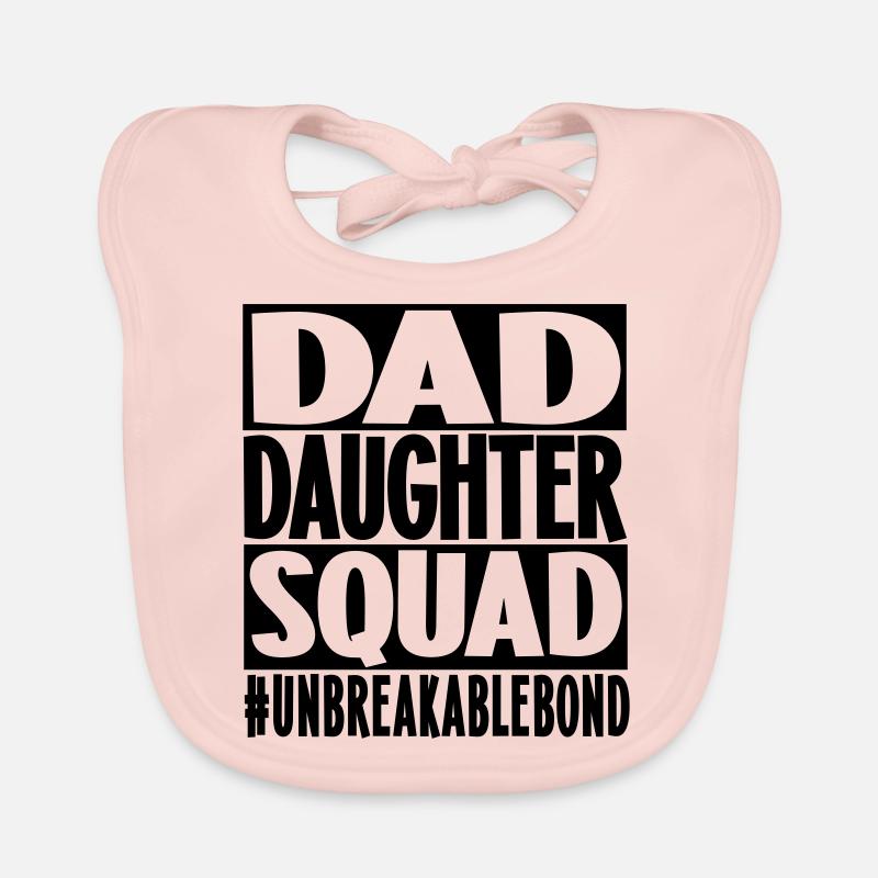 Dad Daughter Squad Baby Bio-Lätzchen