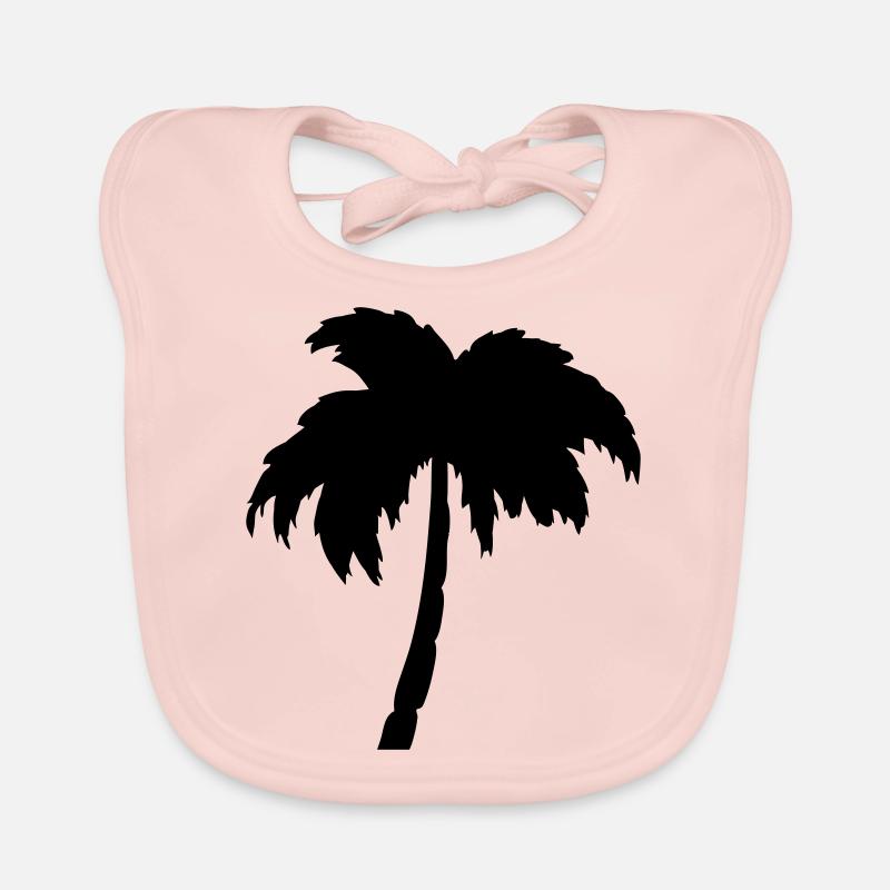 Palm tree Organic Baby Bibs