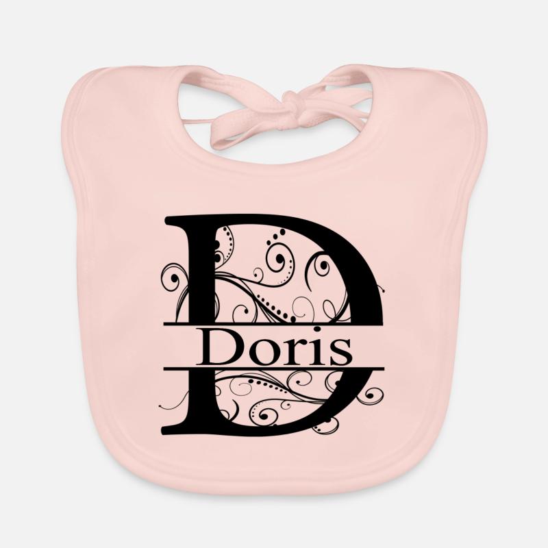 Monogram avec le prénom Doris Bavoir bio Bébé
