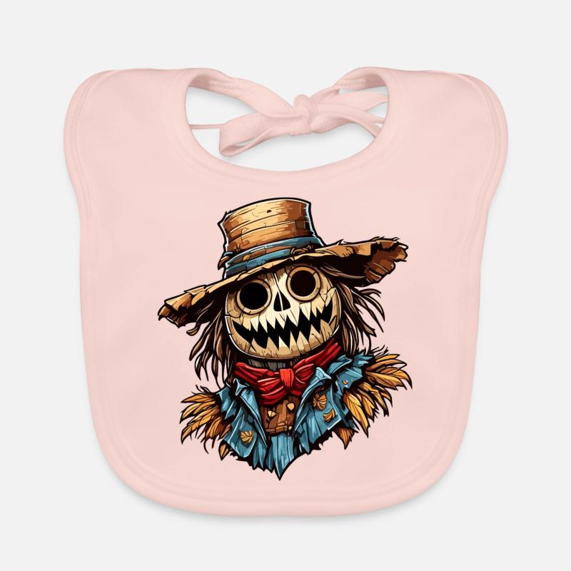 Vogelscheuche / Erntehelfer / Maisfeld / Feld Baby Bio-Lätzchen