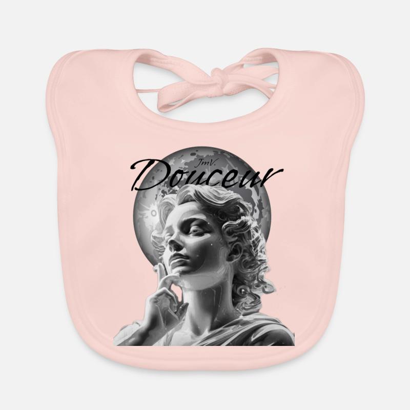 douceur - Bavoir bio Bébé - rose