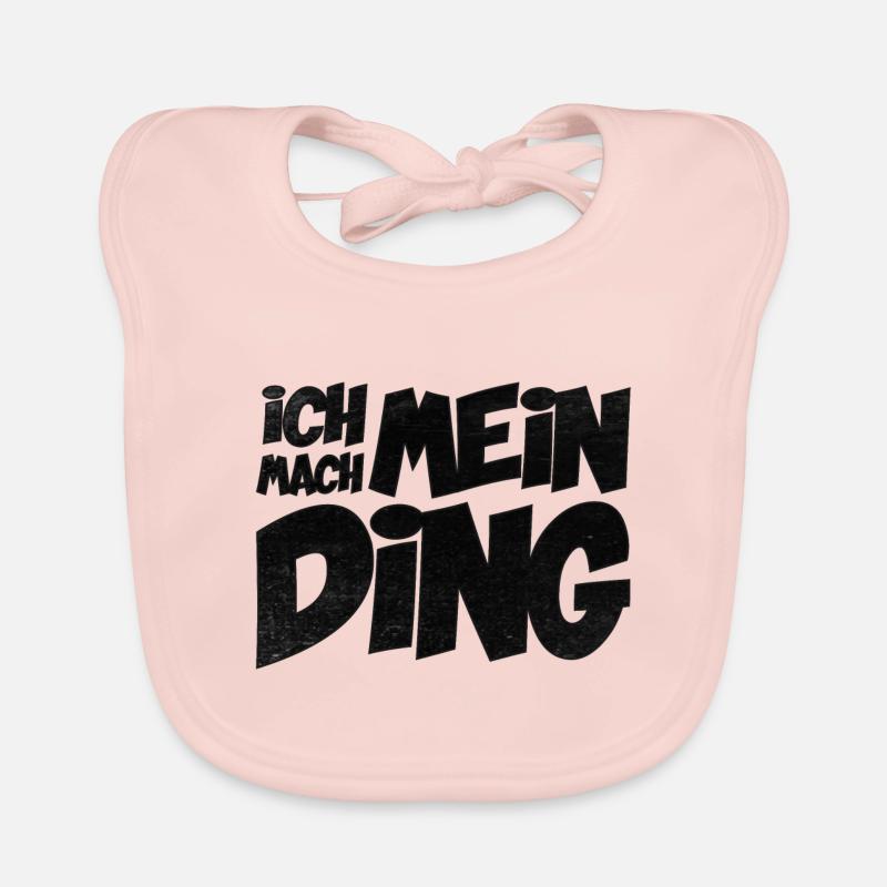 Ich mach mein Ding | Motivation Geschenkidee Baby Bio-Lätzchen