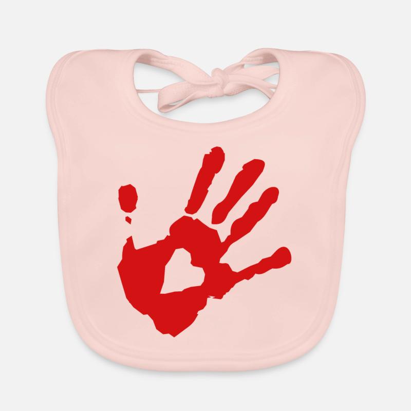 hjerte Hagesmække af økologisk bomuld