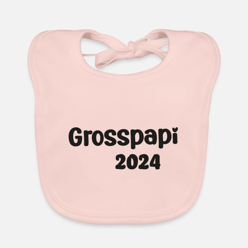 Grosspapi 2024 Befördert zum Grosspapi Opa Schweiz Baby Bio-Lätzchen