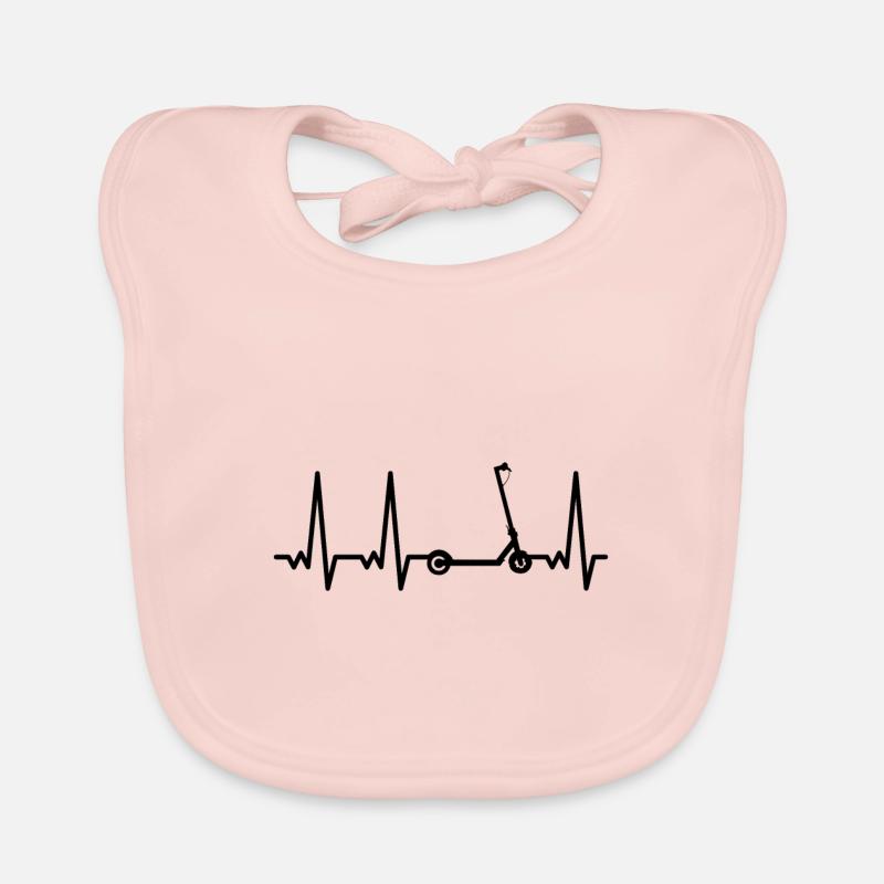 E-Scooter Herzschlag City-Roller E-Roller Scooter Baby Bio-Lätzchen