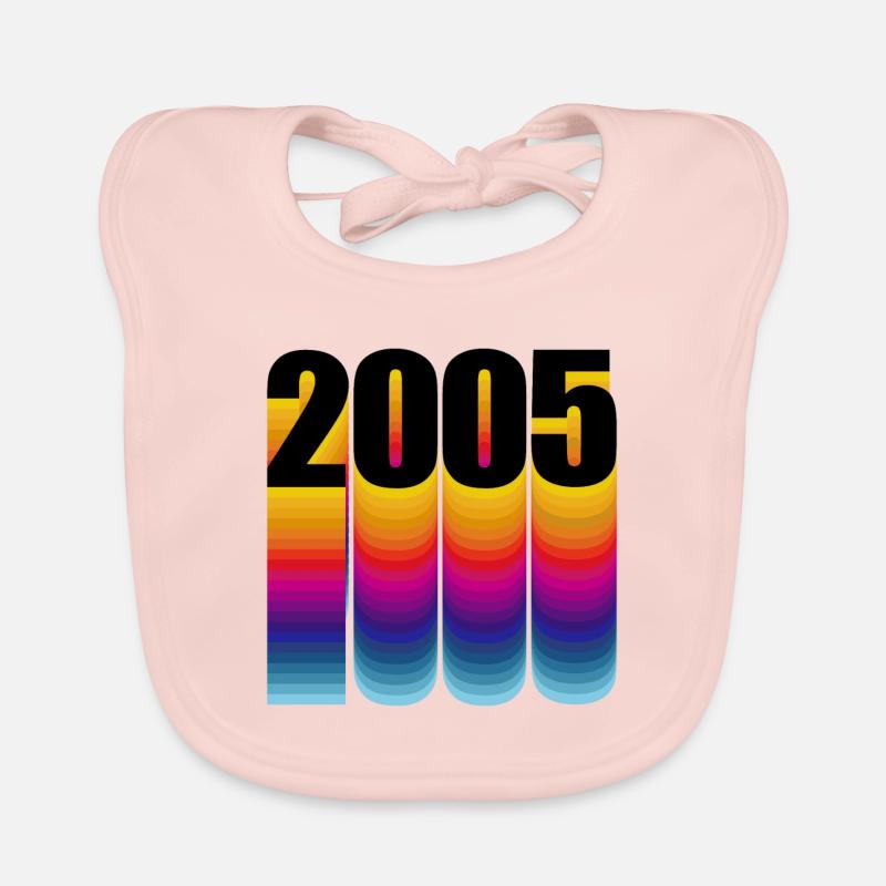 Naissance 2005 Année de naissance Bavoir bio Bébé