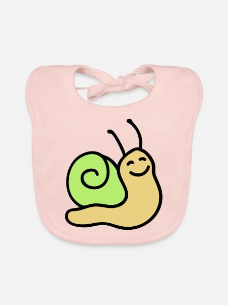 Merry screw 3 - Organic Baby Bibs - rose - Front