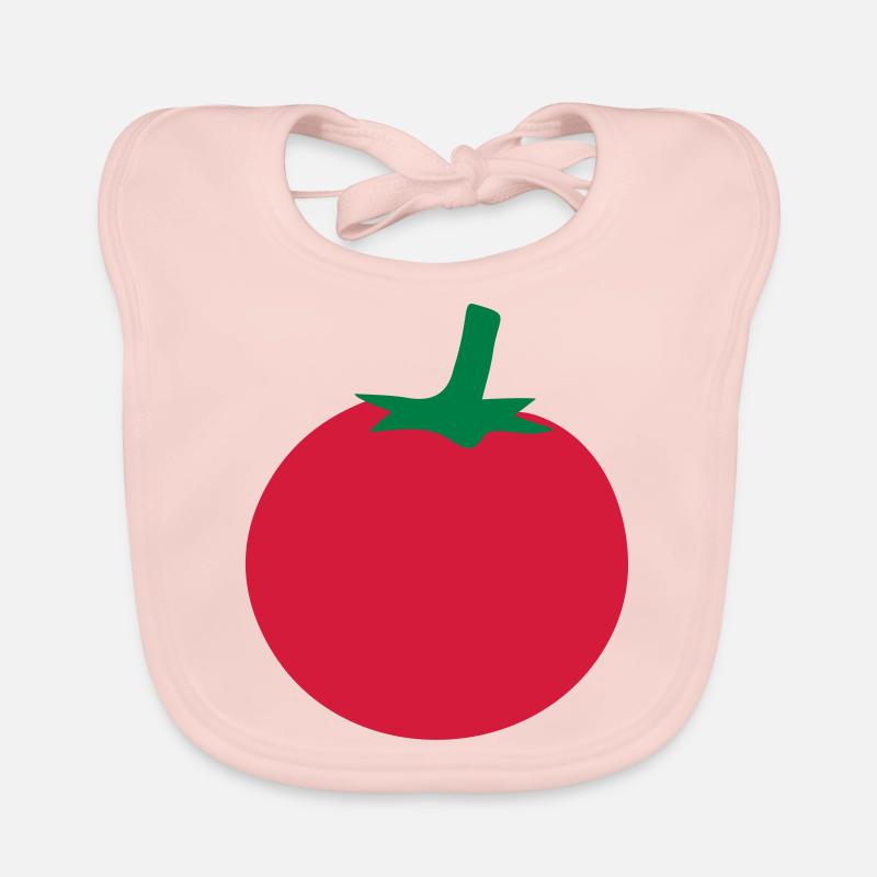 Tomate - Baby Bio-Lätzchen - Rose