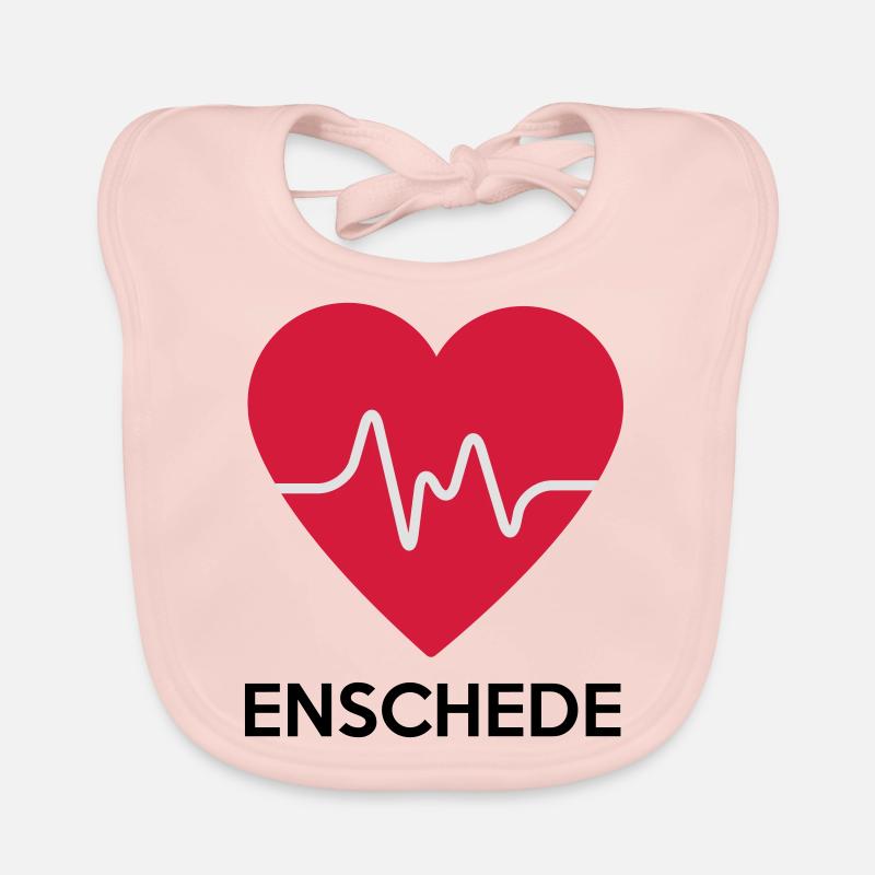 coeur Enschede Bavoir bio Bébé