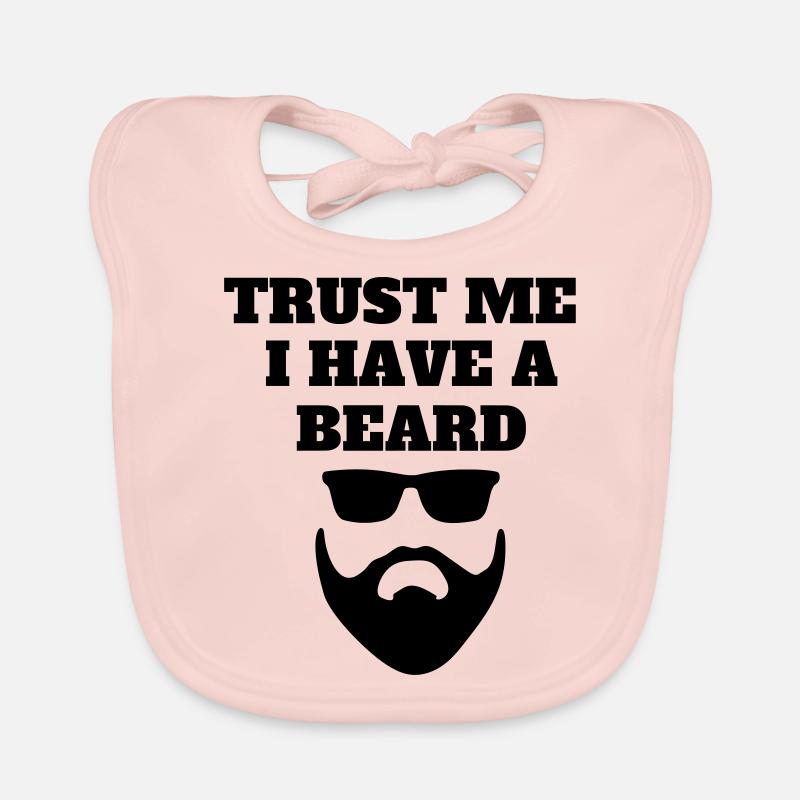 trust me i have a beard Baby Bio-Lätzchen