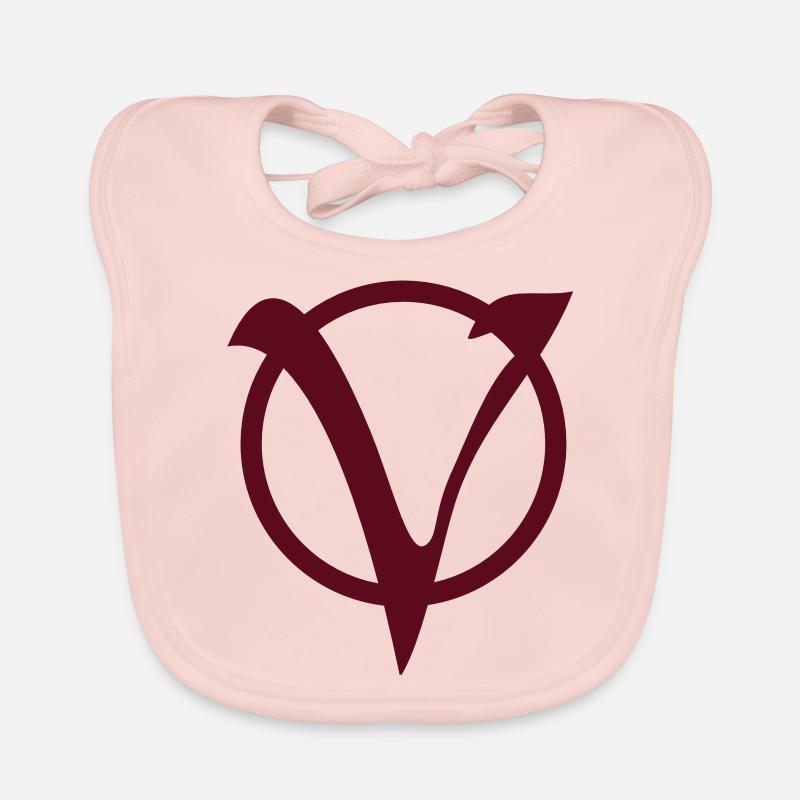 Vendetta Logo - Baby Bio-Lätzchen - Rose