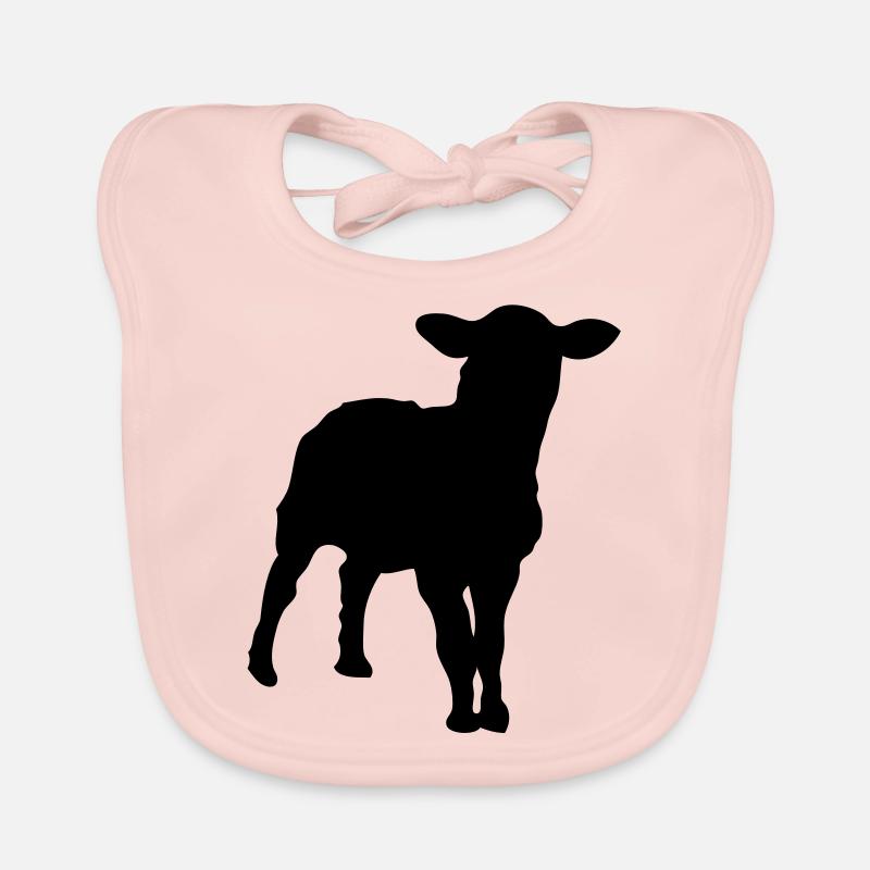 mouton sheep silhouette ombre shadow3 Bavoir bio Bébé