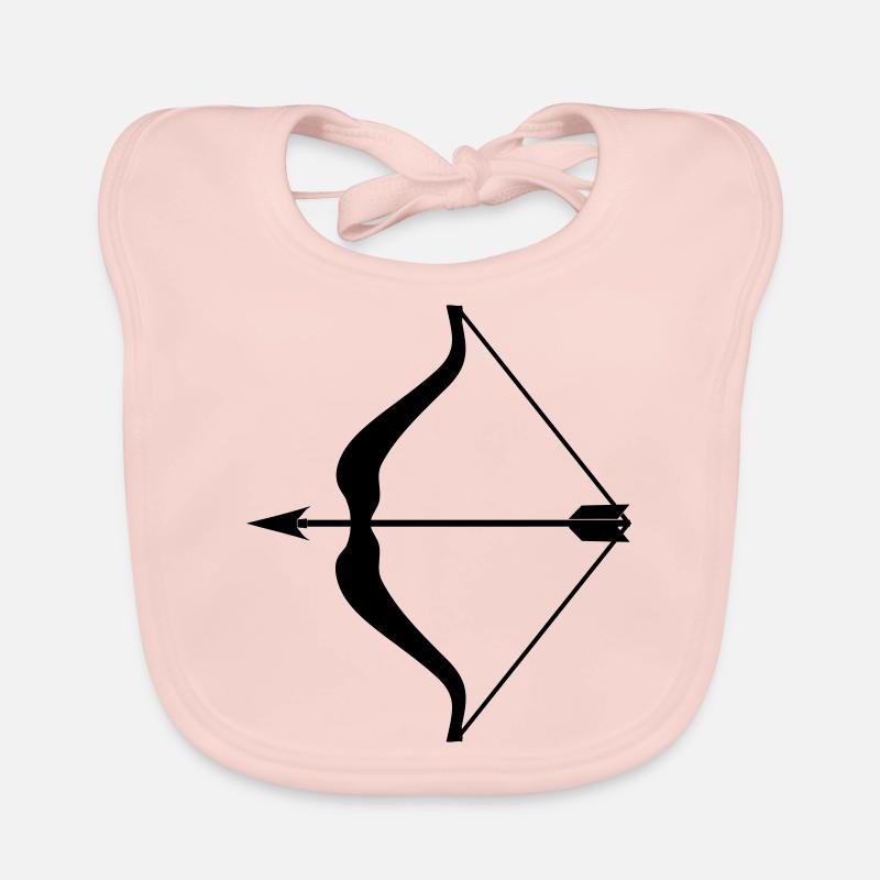 Pfeil und Bogen Baby Bio-Lätzchen