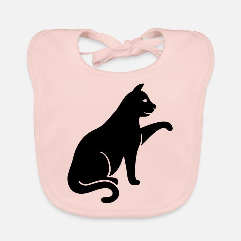 Chat Bavoir bio Bébé