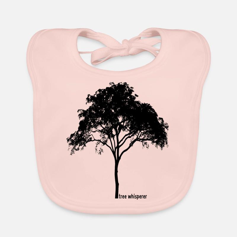 tree whisperer - Baby Bio-Lätzchen - Rose