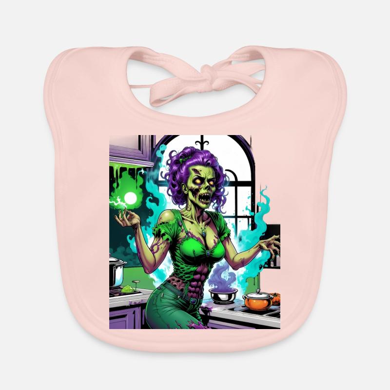 Zombie In the Kitchen Organic Baby Bibs
