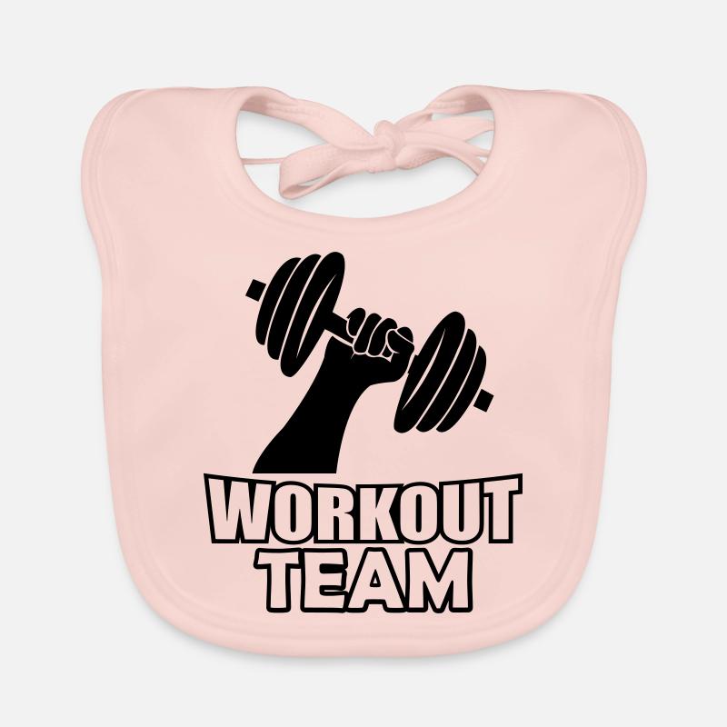 Workout Team Organic Baby Bibs