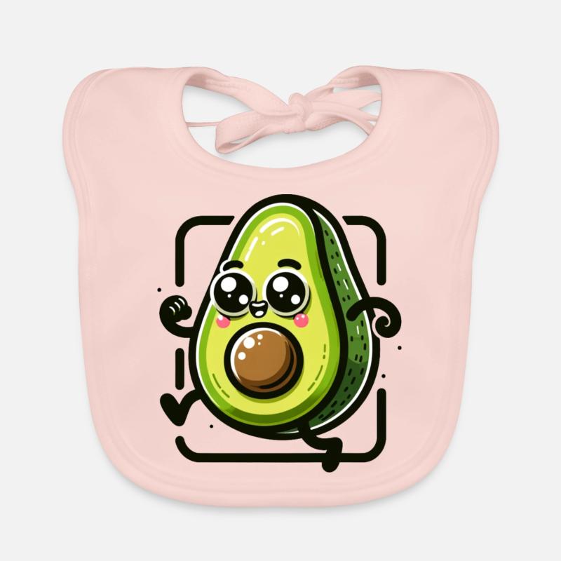 Süße Avocado Baby Bio-Lätzchen