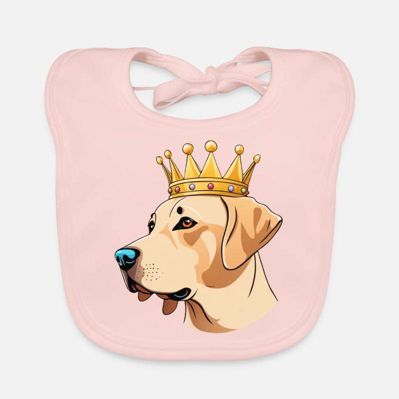 "Crowned Heads" - Labrador Organic Baby Bibs