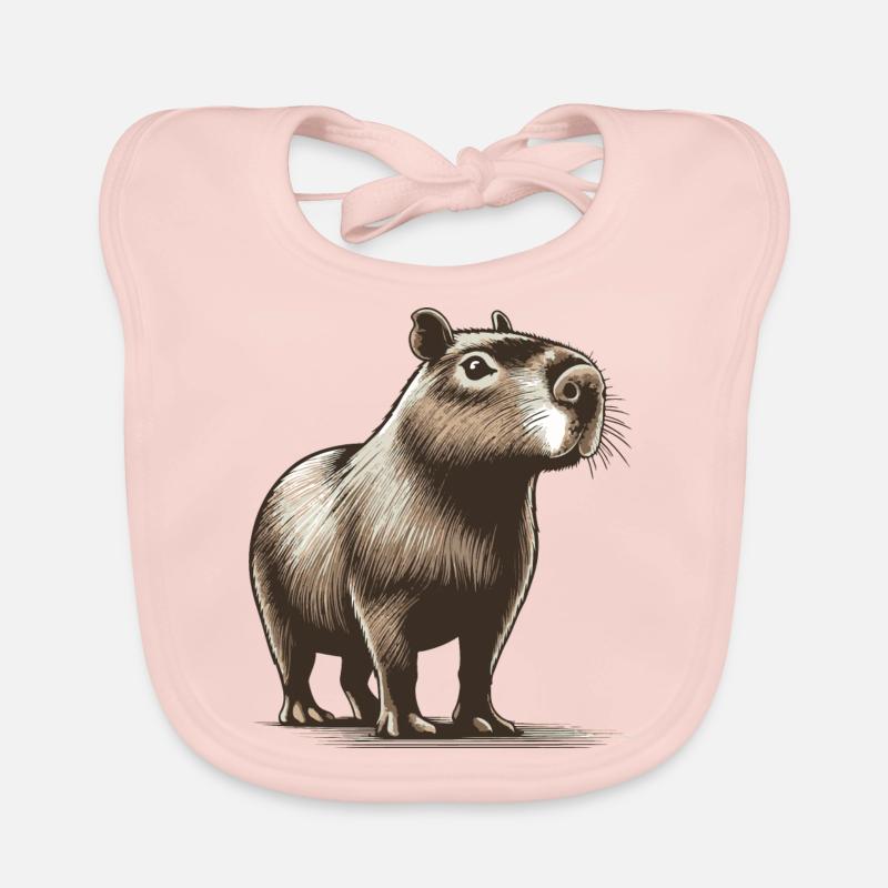 Capybara Organic Baby Bibs