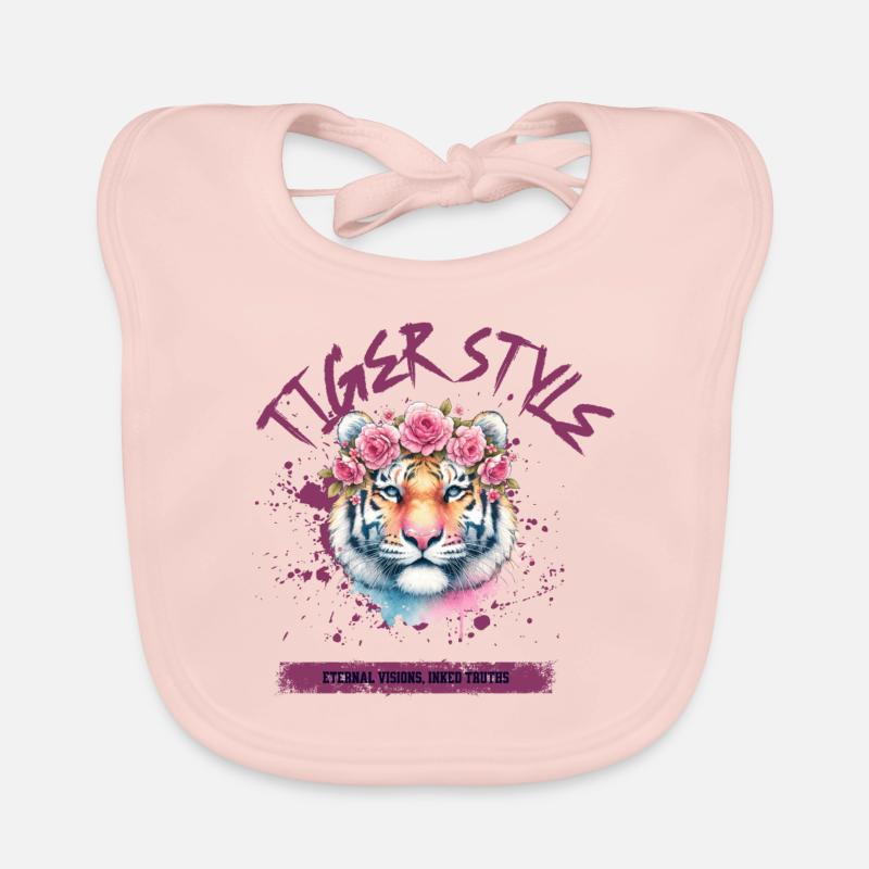 Tiger style Baby Bio-Lätzchen