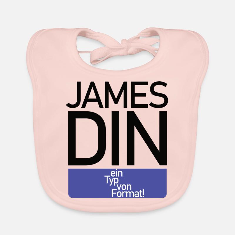 JAMES DIN un type de format Bavoir bio Bébé