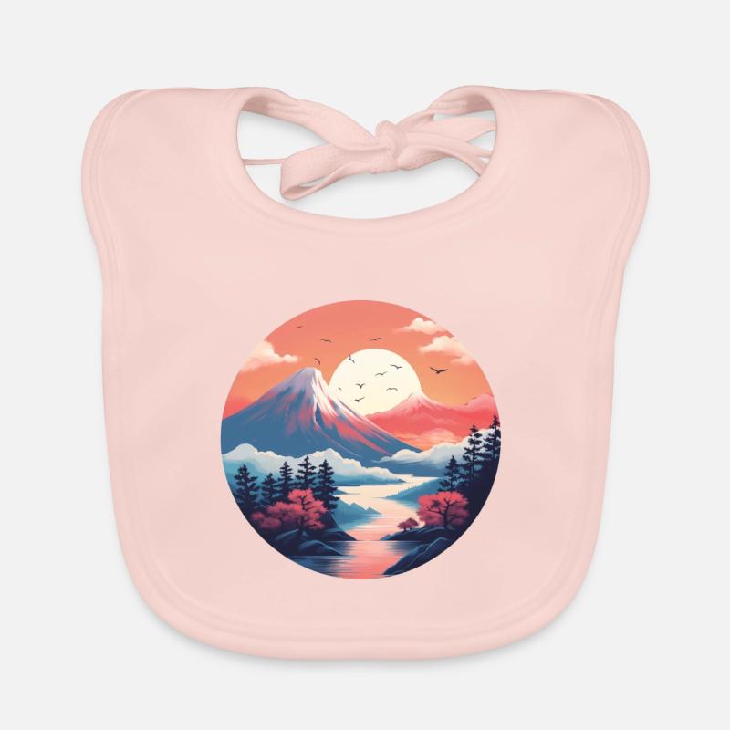 Zen Mountains Organic Baby Bibs
