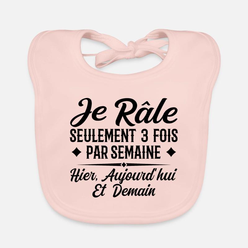 I only grumble 3 times a week funny gift Organic Baby Bibs