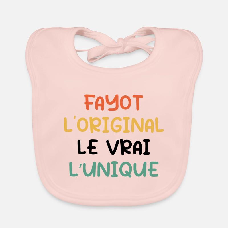 Fayot, L'original, Le Vrai, L'unique Bavoir bio Bébé