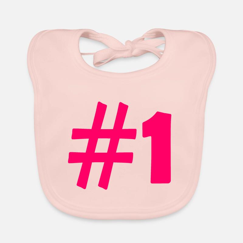 #1 - Baby Bio-Lätzchen - Rose