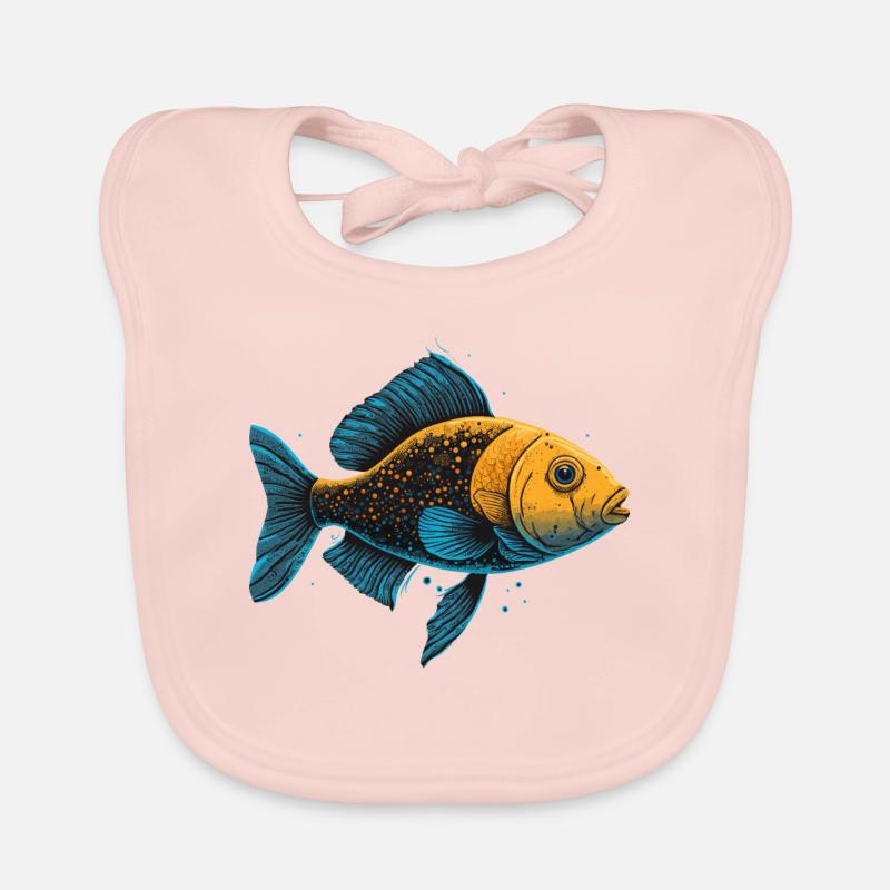Fantasy Fish Organic Baby Bibs