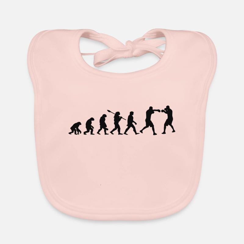 Évolution De La Boxe | Cadeau Boxeur Bavoir bio Bébé
