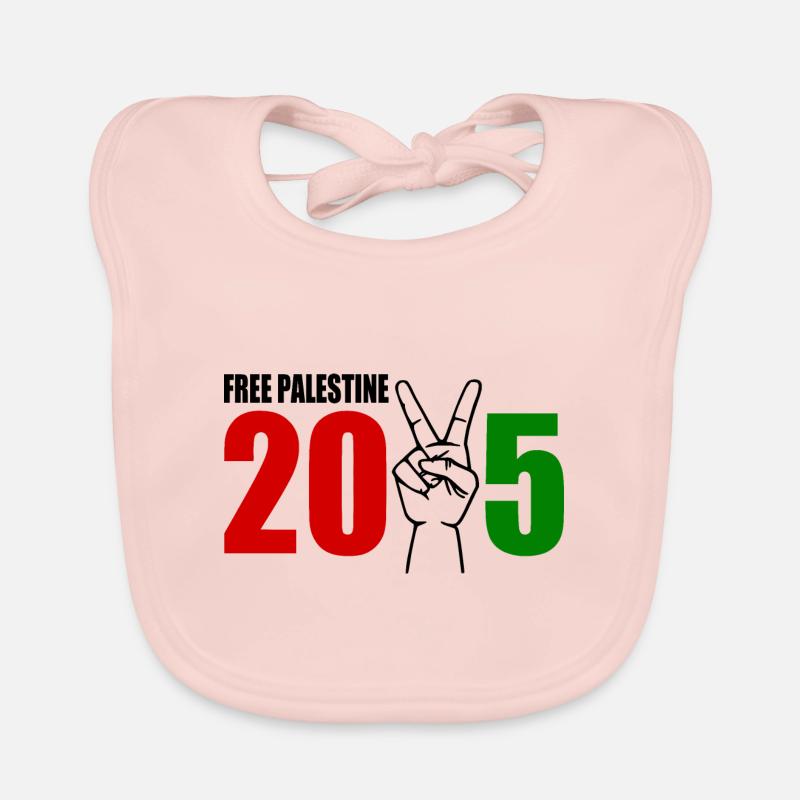 Free palestine 2025 Organic Baby Bibs