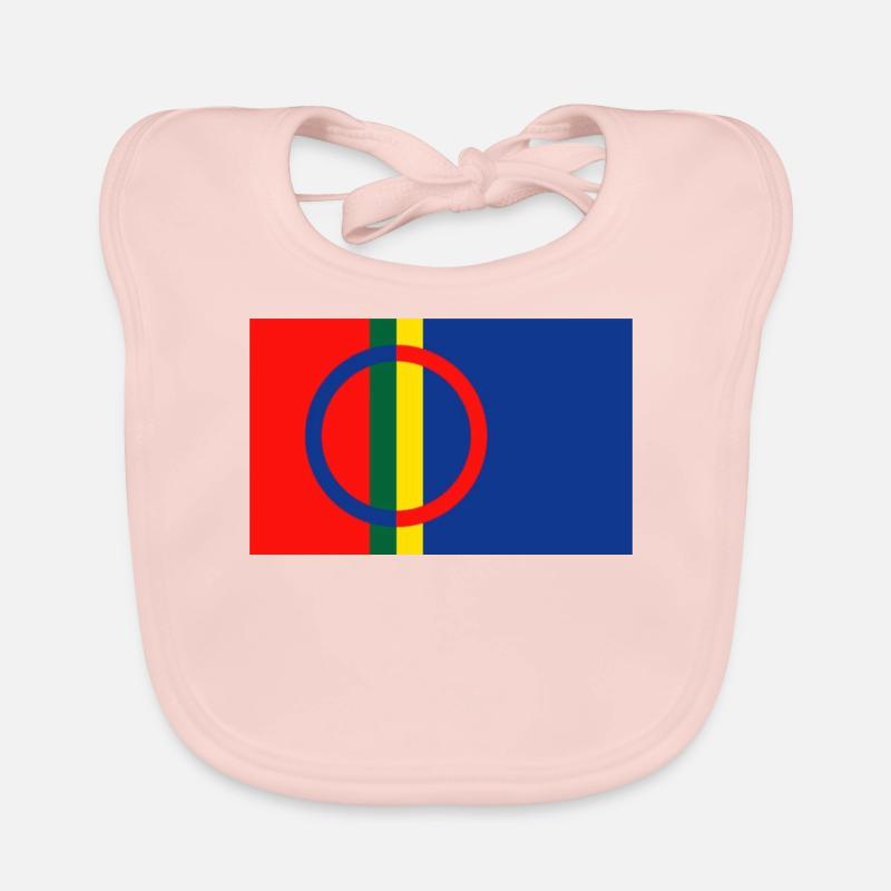 Drapeau sami Bavoir bio Bébé