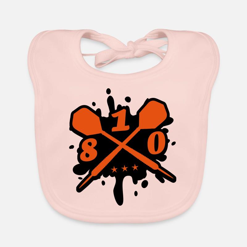 fléchettes fléchette flèche équipe 180 blob Bavoir bio Bébé