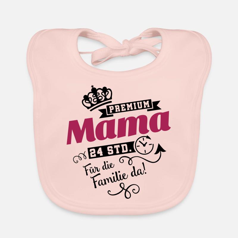 Premium Mama Muttertag Baby Bio-Lätzchen