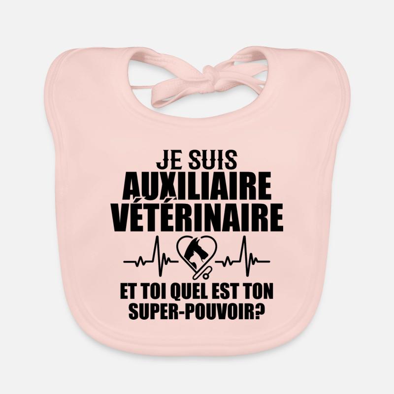 Veterinary Assistant Profession Animal Dog Cat Organic Baby Bibs
