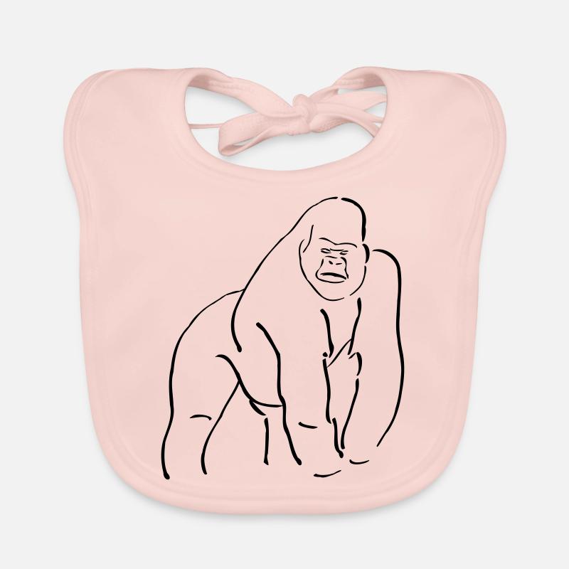 Monkey collection Organic Baby Bibs