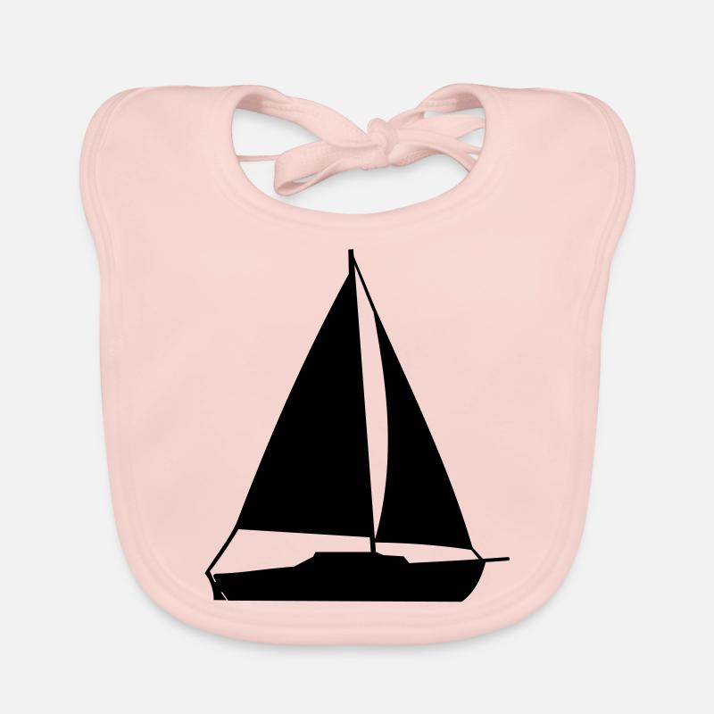 sailing boat Organic Baby Bibs