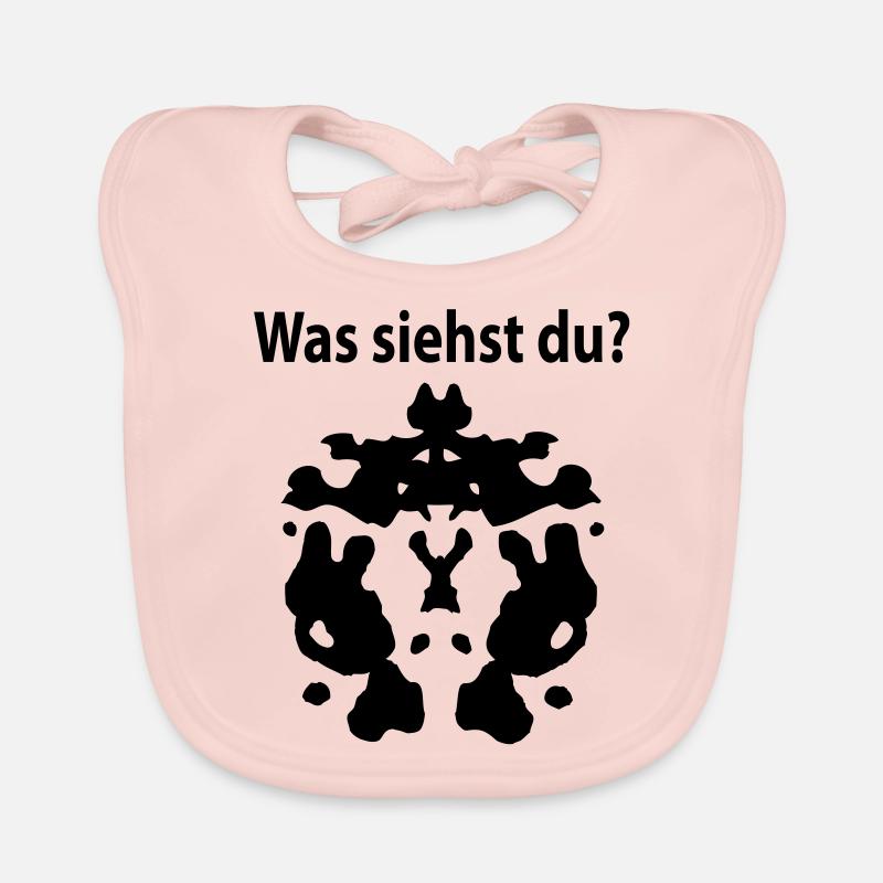 rorschach was siehst du Baby Bio-Lätzchen