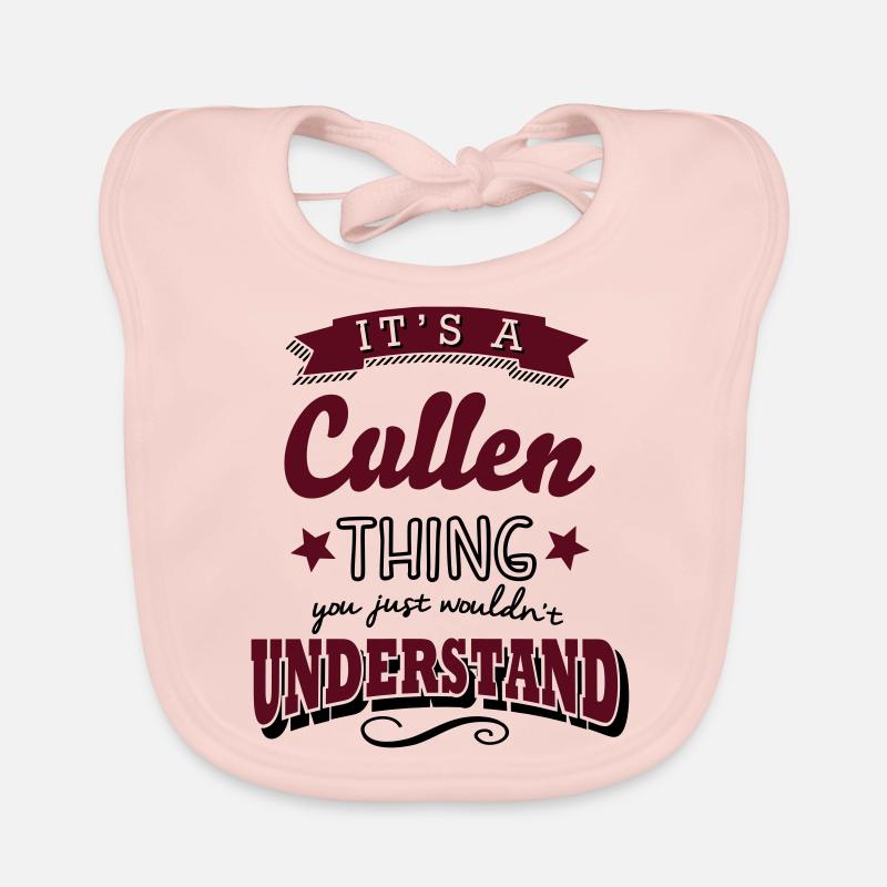 its a cullen name surname thing Organic Baby Bibs