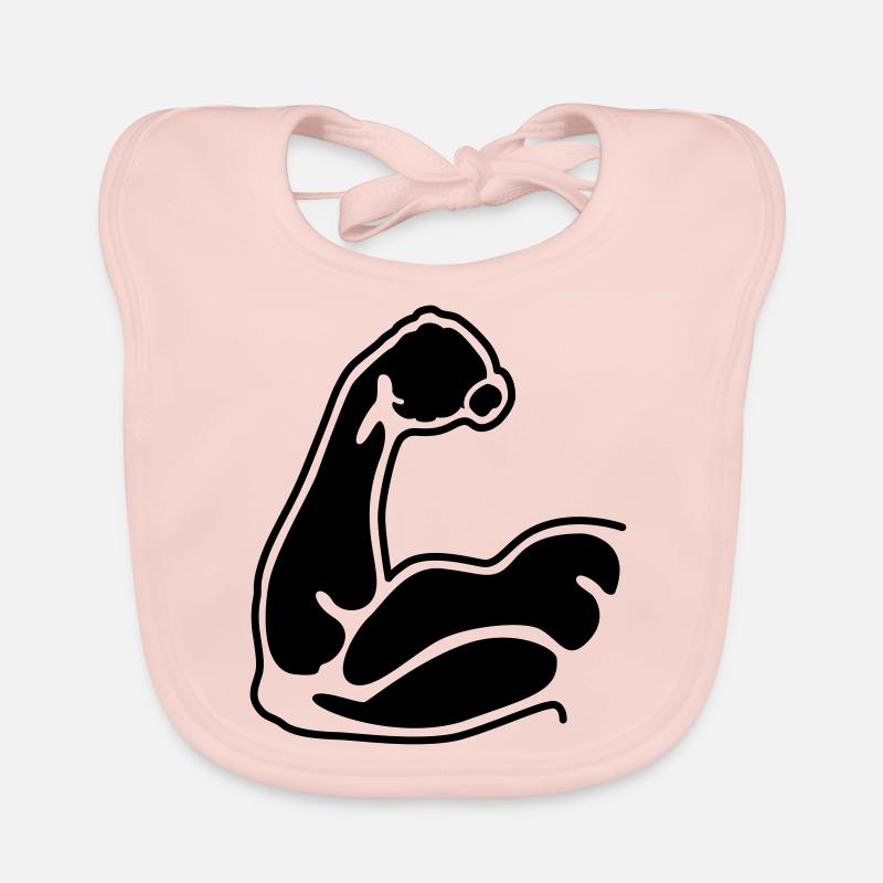 les muscles Bavoir bio Bébé