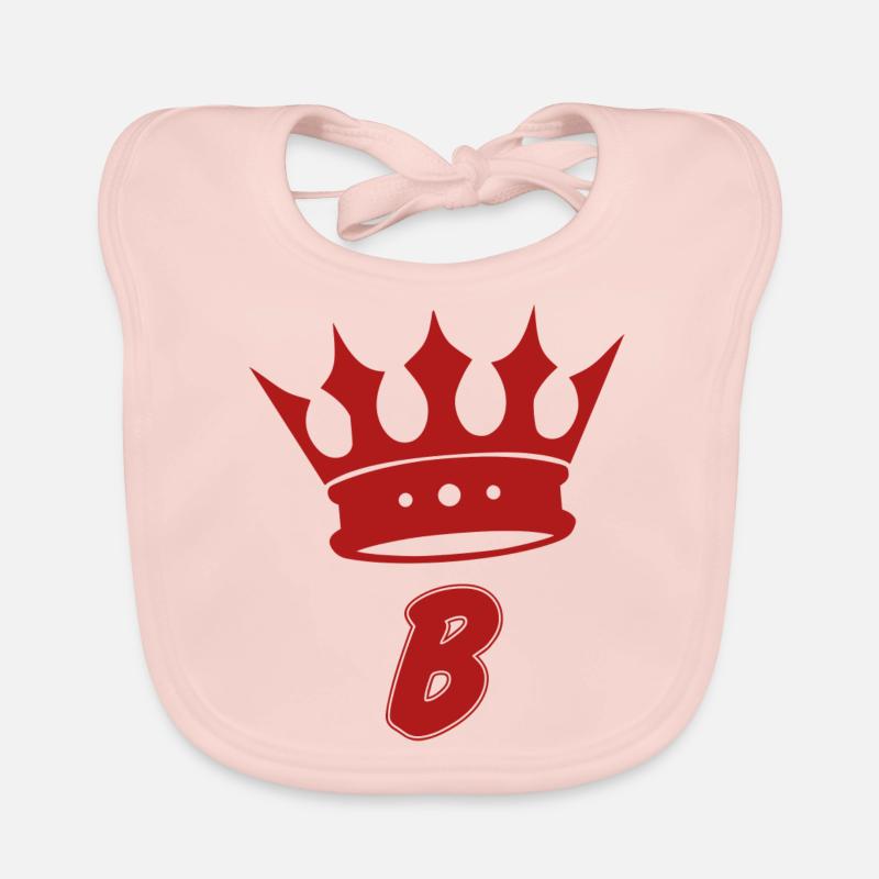 Letter B King Organic Baby Bibs