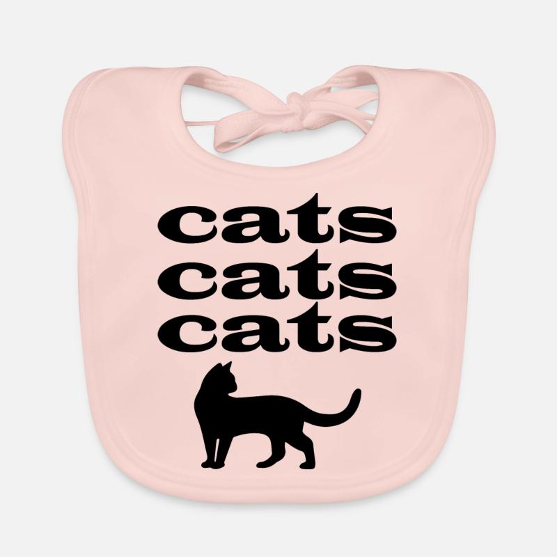 Chat Katze Bavoir bio Bébé