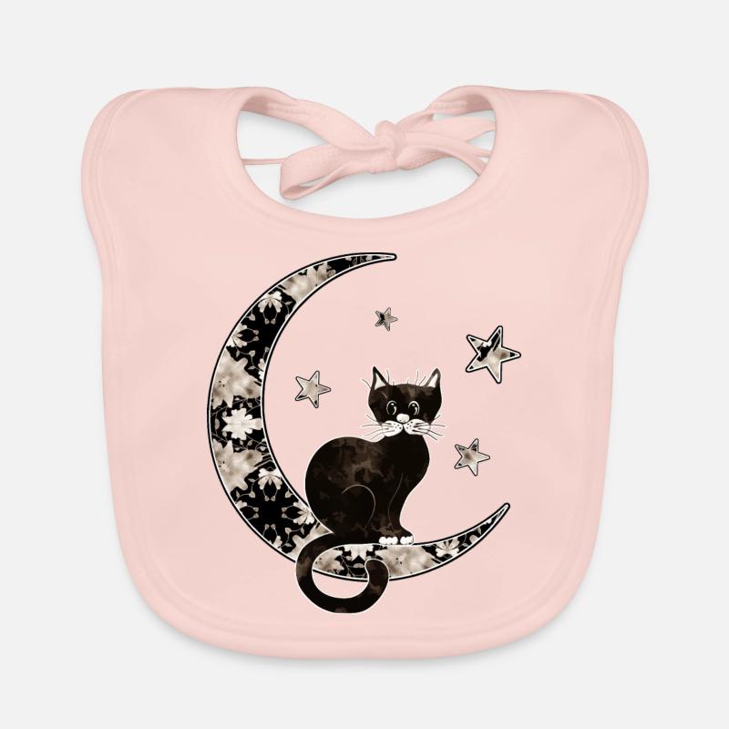 Chat Bavoir bio Bébé